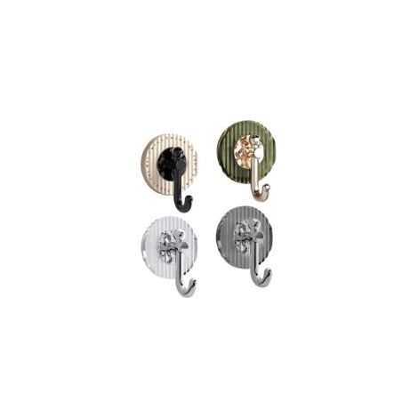 Ganci adesivi da parete, 4 pezzi, robusti adesivi portasciugamani senza chiodi, gancio portasciugamani impermeabile ed elegante per cucina, bagno e ufficio.