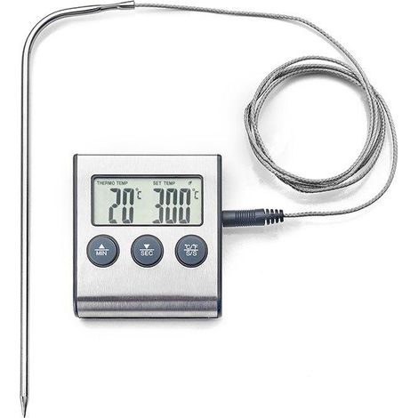 ibili Digitales Küchen-Thermometer Silber