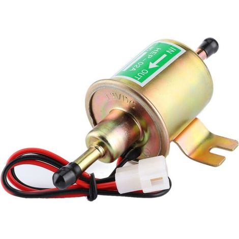 Pompe à fioul électrique Diesel 12V 3-6 PSI – Débit 80-100 L/h – Aluminium et cuivre – Pour voitures, camions et bateaux - HEP-02A