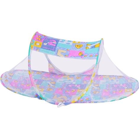 Baby Bed Mosquito Net, Foldable Baby Bed Mosquito Net, Portable Tent Mosquito Net, Easy to Install, Suitable for Family Room, Outdoor Travel (Green) (1/5)