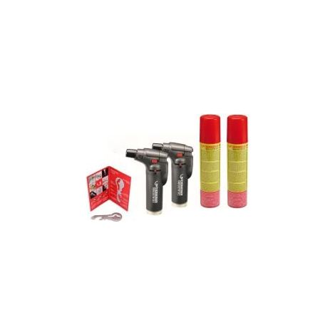 ROTHENBERGER Industrial 2x Sturmfeuerzeug inkl. 2x Nachfüllgas je 100 ml Multifunktionstool 14 Funktionen - 1500005920 (1/5)