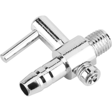 Set of 5 stainless steel air hoses, manifold, oxygen pump, single-thread control valve for aquarium
