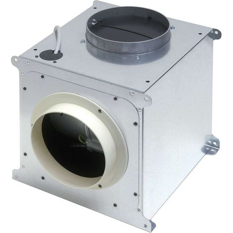 KUBE BOX MOTORE PER INTERNO cm 27x27 – Zincato - 800 m3/h