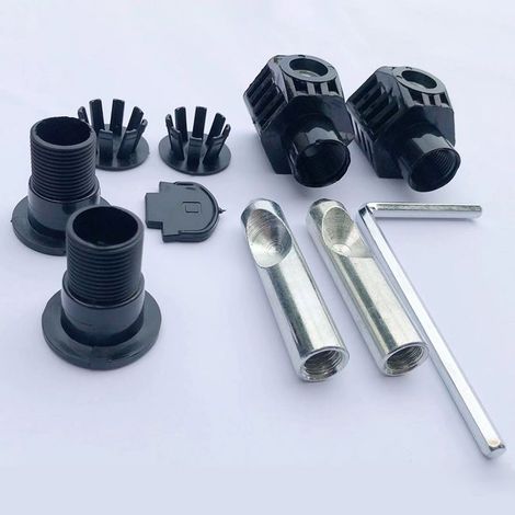 1 paire de boulons de fixation plaqués zinc pour toilettes suspendues, vis de couvercle de toilette en acier inoxydable pour charnières de rechange (1/5)