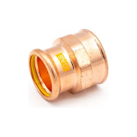 PrimaPress Copper Pressfit Gas Coupler 35x1 1/4" FI (1/3)