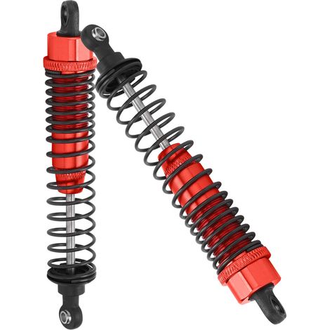 Ammortizzatore stabile interamente in metallo da 110 mm per auto radiocomandate a due ruote motrici.