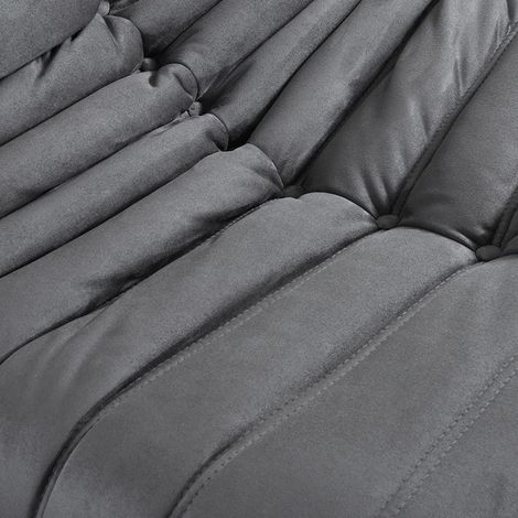 Home Deluxe Échantillon de tissu Fauteuil CHILL - Anthracite I Échantillon de tissu, motif, fauteuil relax, fauteuil (1/2)