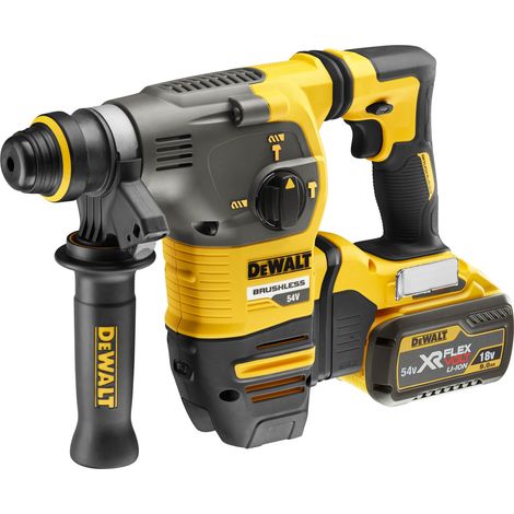 Dewalt – Perforateur burineur 54V DCH333X2 – Moteur Brushless – 2 batteries 9.0Ah – 3.5J pour béton et matériaux de construction
