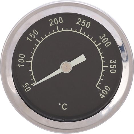 Grillthermometer aus Edelstahl mit Drehknopf, geeignet für Backöfen (50–400 °C), Küchen- und Bäckereizubehör (1/5)