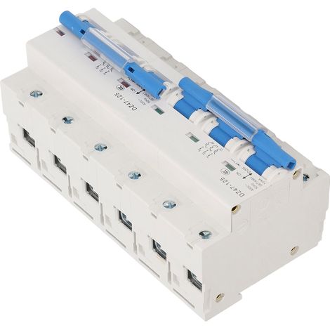 Interrupteur de puissance manuel de conversion pour disjoncteur de protection contre les fuites de courant, disjoncteur CA 400 V 6P 10 kA 125 A (1/5)