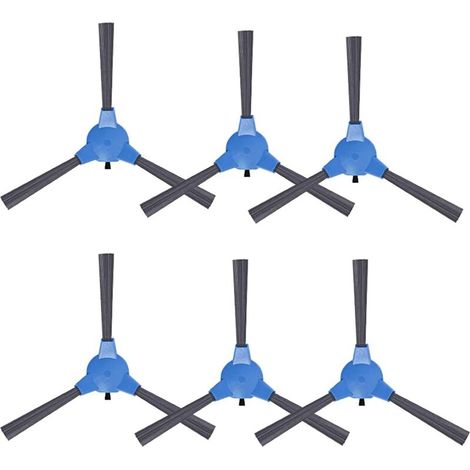Brosse Latérale - 52 mm - Pour Robot Aspirateur - Remplacement Facile - Lot de 6