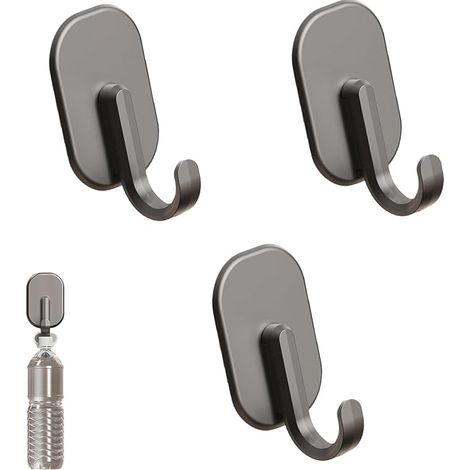 Set di 4 ganci magnetici resistenti per frigorifero da cucina, ganci magnetici resistenti, con gancio, appendiabiti da bagno, utensili da cucina, cappotto, asciugamano, attrezzo