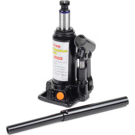 Gato hidráulico de botella hasta 2 toneladas para levantar coches y otros vehículos 158-308 mm (1/5)