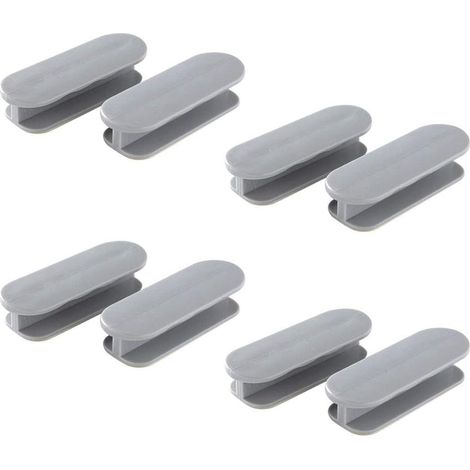 MINKUROW Tirador De Puerta De Balcón Con Pegamento Para Exteriores 8 Piezas Tirador De Puerta De Balcón Para Exteriores Tirador De Ventana Gris Tirador De Puerta De Patio Tiradores De Gabinete De Coci (1/5)
