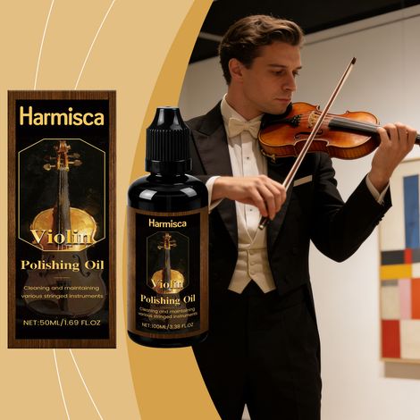 Huile d'entretien pour instruments à cordes - Huile protectrice externe douce, pratique et polyvalente pour le nettoyage et l'entretien des instruments à cordes - 50 ml -- BIEMMEDUE (1/5)