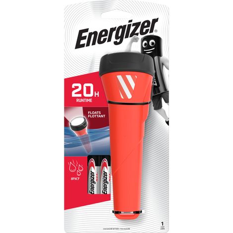 Linterna LED Resistente al Agua con 2 Pilas AA Incluidas  Cuerpo de Aluminio  55 Lúmenes