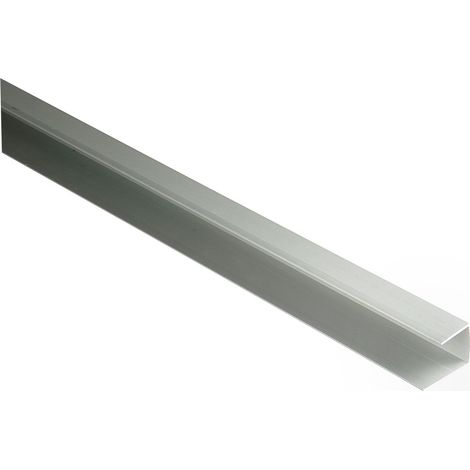 Kovalex Einfassprofil Aluminium 250 x 4,3 x 2,0 cm silber