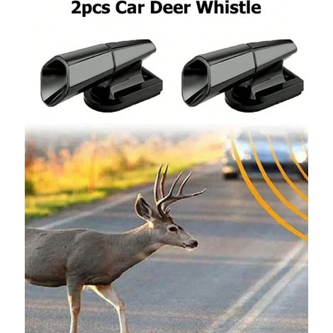 2 Répulsifs ultrasoniques de cerf pour voiture, montés sur la calandre avant, pour la sécurité des véhicules (1/5)