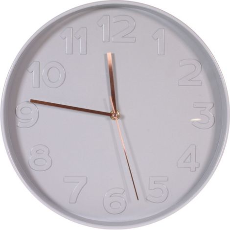 Horloge Murale "Classique" 30cm Gris (1/2)