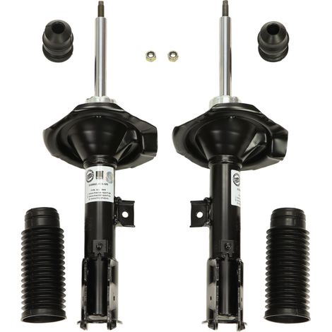 Amortiguadores y topes de suspensión delanteros izquierdo y derecho para C-crosser, Outlander II y Peugeot 4007. (1/5)