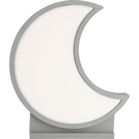 Lampe de table enfant lune grise LED 12W Candellux (1/3)