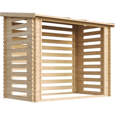 TIMBELA M202 Abri à bûches -l146xL232xH199 cm/ 2.63 m2 (1/5)