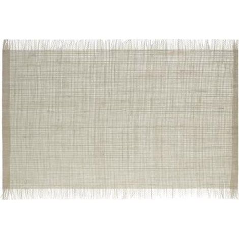 Set de Table en Jute "Frange" 30x45cm Beige