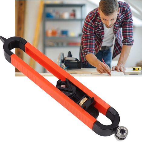 profileur elliptique, jauge de contour, outil de mesure pour le travail du bois, règle de mesure d'arcs irréguliers (1/5)