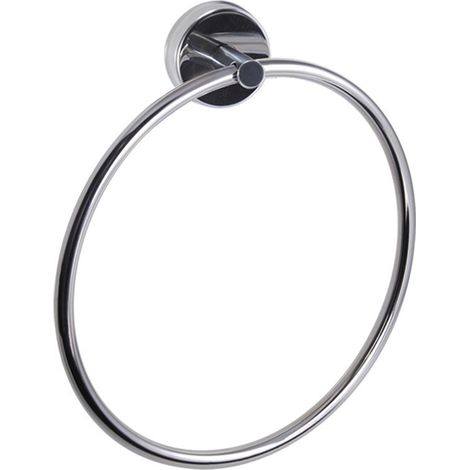 Portasalviette anello da muro in acciaio inox lucido  Monde-C kamalu