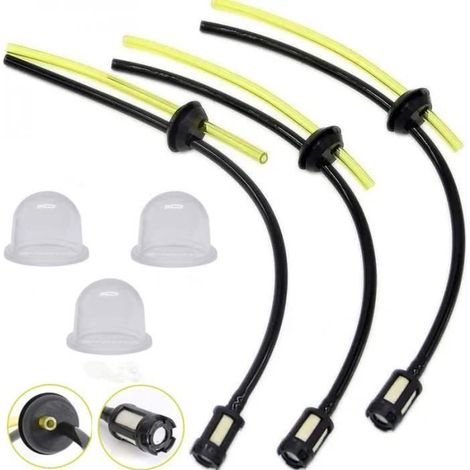Kit de filtre à essence universel Joint de tuyau d\'essence pour débroussailleuse tondeuse tondeuse débroussailleuse taille-haie (1/4)