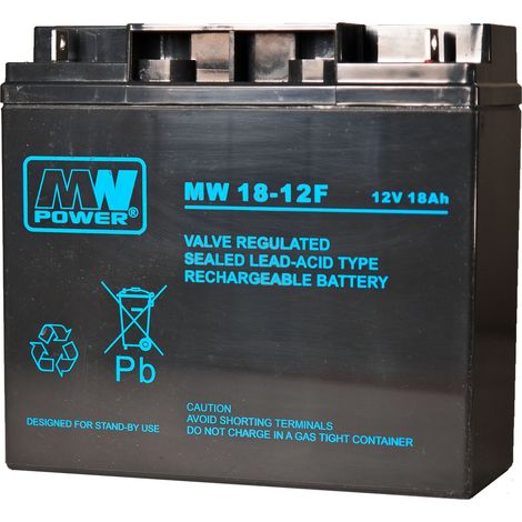 MW 18-12F: batteria AGM 12V/18Ah, 18177167 (T3)