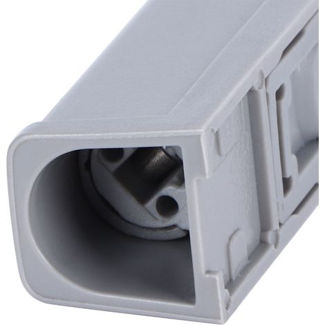 Magnetischer Druckknopf mit Dämpfer für Schranktüren – 2 Sets ABS, Abmessungen 9,5 cm x 1,5 cm, griffloses Öffnungssystem für Möbel und Schubladen (1/5)