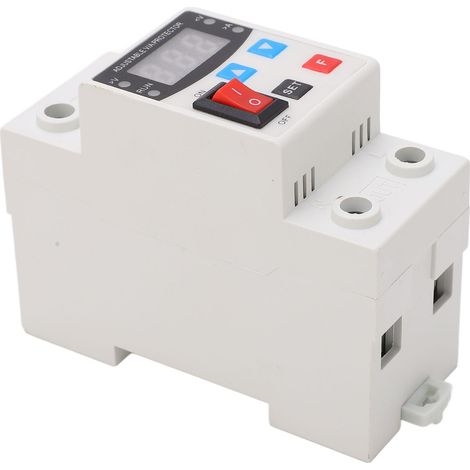 Dispositif de protection contre les surtensions et les sous-tensions, réarmement automatique réglable, 240 V – 300 V, 40 A (1/5)