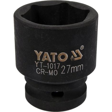Yato YT-1017 socket de chiavi de impact socket de impact socket de impact socket Nero