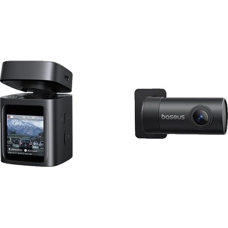 Dashcam, telecamera frontale 3K, controllo vocale AI, anteriore e posteriore, nessuna (1/2)