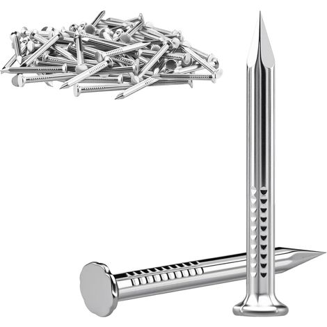 320 Pièces Clou Beton 20mm Clous Acier Au Carbone Petit Clou Pointe pour Mur en briques rouges, mur en béton projet de rénovation de maison et tuyaux en fer (1/5)