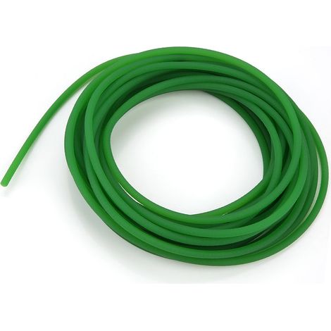 Courroie ronde en polyuréthane, courroie ronde en PU texturé vert, courroie transporteuse industrielle, courroie à joint torique, peut être raccordée à des moteurs électriques et à des courroies de to (1/5)