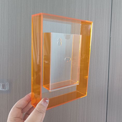 Cadre Photo Acrylique Transparent Double Face 6 Pouces Pour Bureau Et Mur - Support Clip Affichage (1/5)