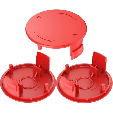 3 pièces F016F04841 Couvre-bobine, Couvercle de bobine pour taille-haies compatible avec Bosch Afs 23-37 Fil de taille-bordure Pièce de rechange (1/5)