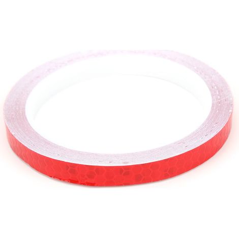 Reflektierendes, sechseckiges Klebeband, wasserfest und leuchtend, für Fahrräder, Motorräder und andere Fahrzeuge (rot) – DIY-Dekoration für Autos, Fahrräder und Motorräder (1/5)