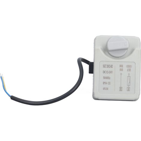 Motorisiertes Kugelventil, manuell/automatisch, 2-adrig, 2-Wege, normalerweise geschlossen, DN15, elektrisch, 12–24 V DC (1/5)
