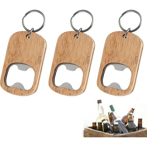 Lntyq Stück Flaschenöffner Schlüsselanhänger Patenonkel Geschenk Flaschenöffner für Weihnachten Patenonkel Party Taufe mit Box (1/4)