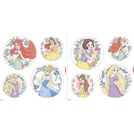 autocollant de fenêtre Princesses Dinsey multicolore  - Disney (1/3)