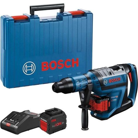 [JAMAIS UTILISE] Perforateur BOSCH PRO 18V Li-Ion (2x 12Ah) BITURBO SDS-Max ProCore 12.5J + mallette GBH 18V-45 C