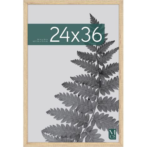 Cadre en Bois Naturel 61x91,5 cm, Vertical et horizontal, montage mural, grand cadre pour photo de portrait, cadre pour poster et peinture (1/5)