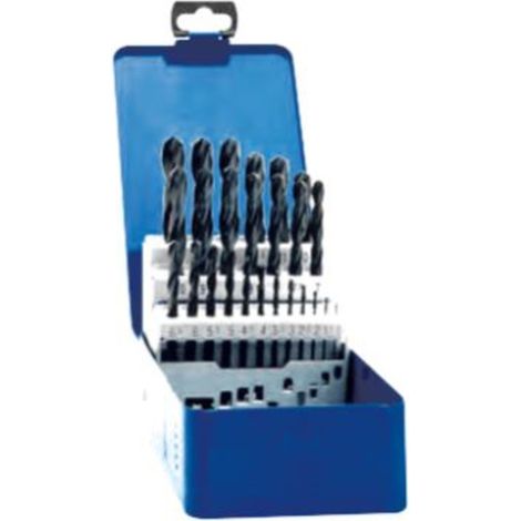Exact 32002  HSS Metall-Spiralbohrer-Set 25teilig 1 mm, 1.5 mm, 2 mm, 2.5 mm, 3 mm, 3.5 mm, 4 mm, 4.