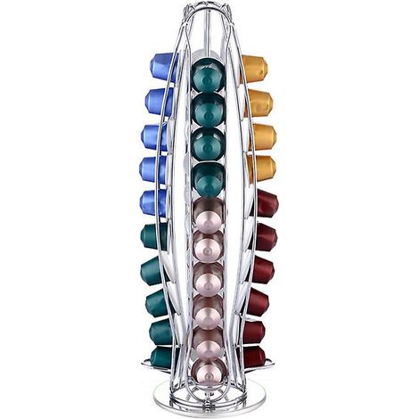 porte-capsules De Caf Compatible Avec Nespresso (40 X Capsules) - Supports Pour Capsules De Caf Nespresso Classic - Support Rotatif (1/5)
