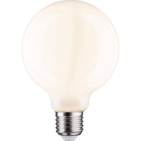 Paulmann 28625 Lampadina LED filamento G95 9 Watt lampadina classica dimmerabile opale 2700 K bianco caldo E27 (1/5)