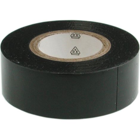 Ruban isolant VDE 25,0 m Largeur 19,0 mm Épaisseur 0,15mm noir - 1 Stück