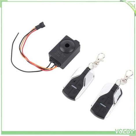 Fafeicy alarme antivol pour scooter électrique Dispositif antivol pour scooter électrique Alarme de vibration jeux trampoline Noir (1/5)